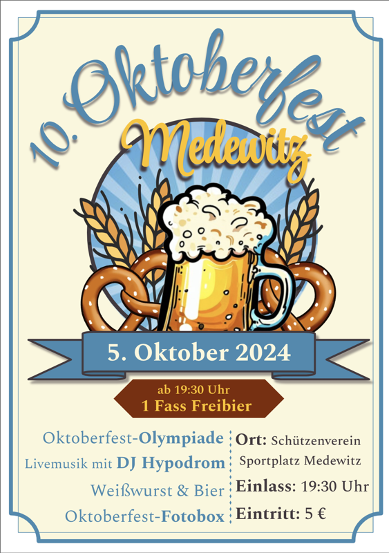 Oktoberfest 2024 Flyer