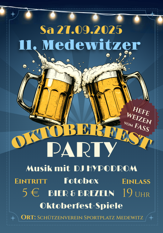 Oktoberfest 2025 Flyer