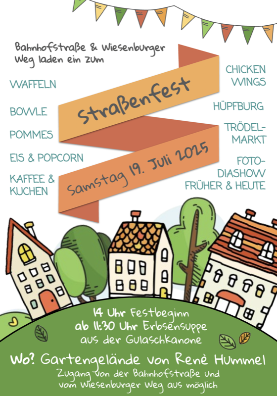 Straßenfest 2025 Flyer