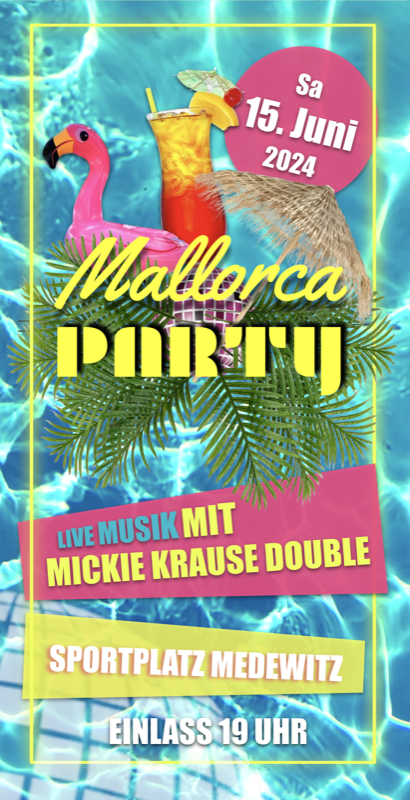 Mallorca Party 2024 Flyer