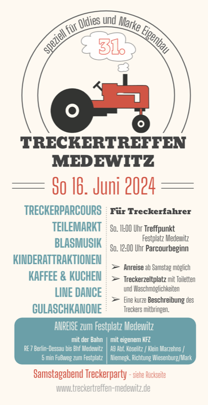 Treckertreffen 2024 Flyer
