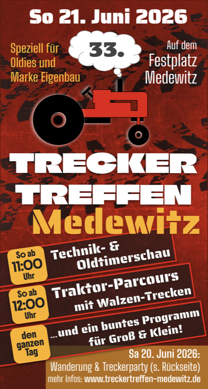 Treckertreffen 2026 Flyer